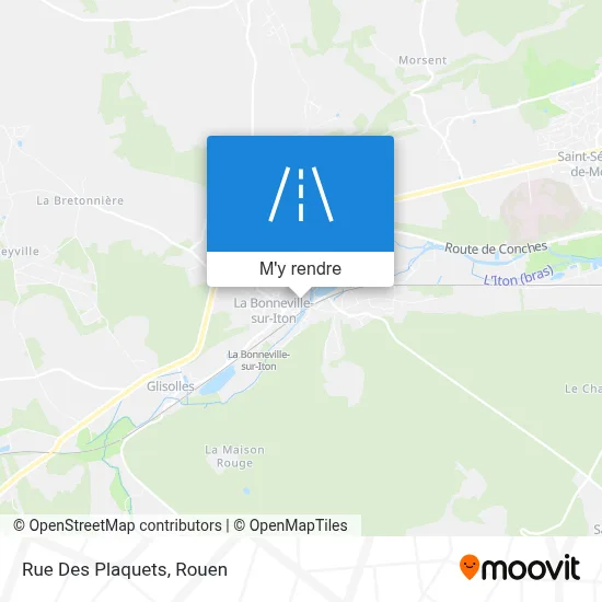 Rue Des Plaquets plan