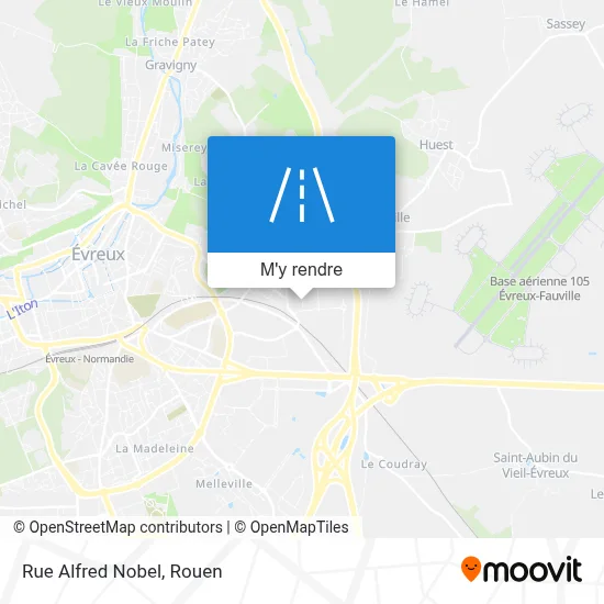 Rue Alfred Nobel plan