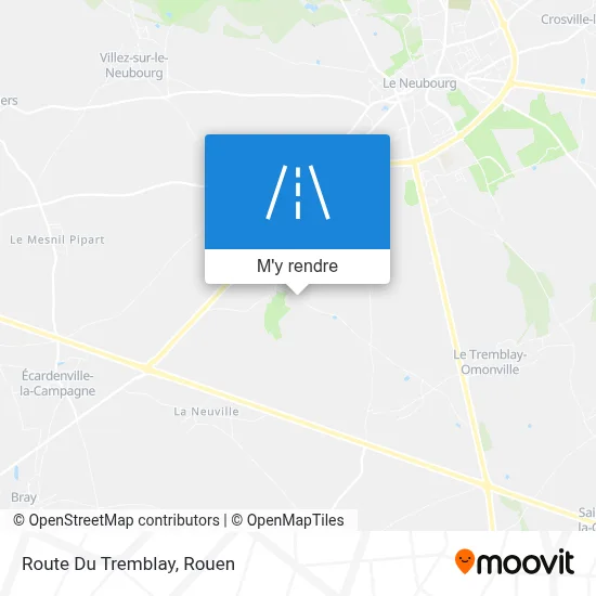 Route Du Tremblay plan