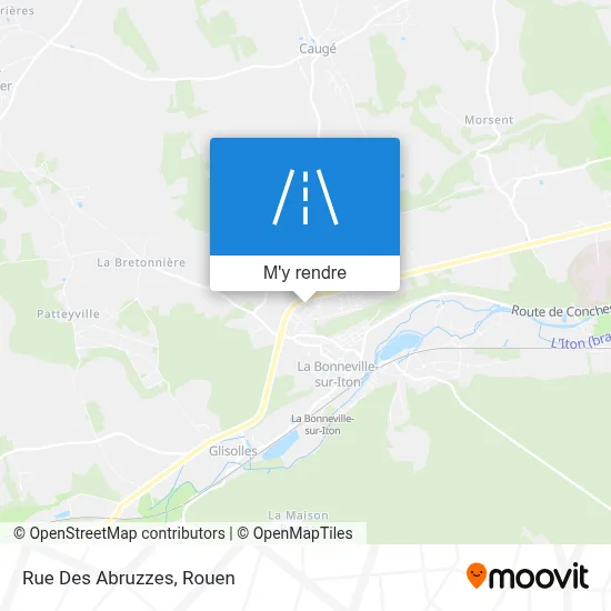 Rue Des Abruzzes plan
