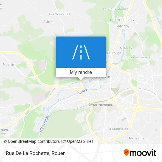 Rue De La Rochette plan
