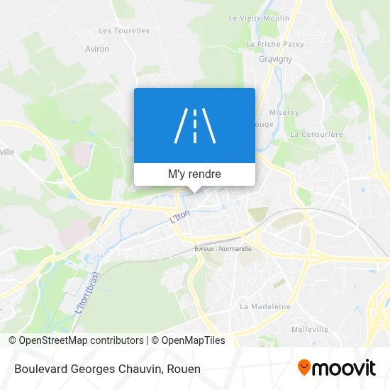 Boulevard Georges Chauvin plan