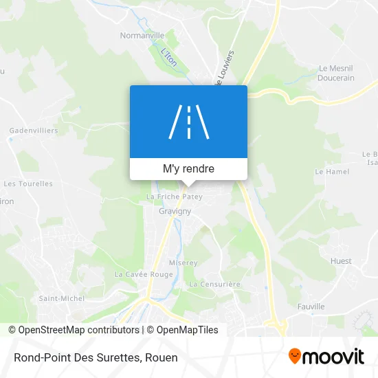 Rond-Point Des Surettes plan