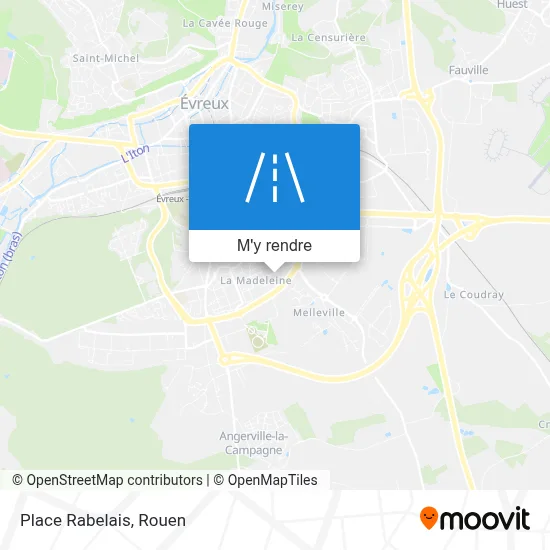 Place Rabelais plan