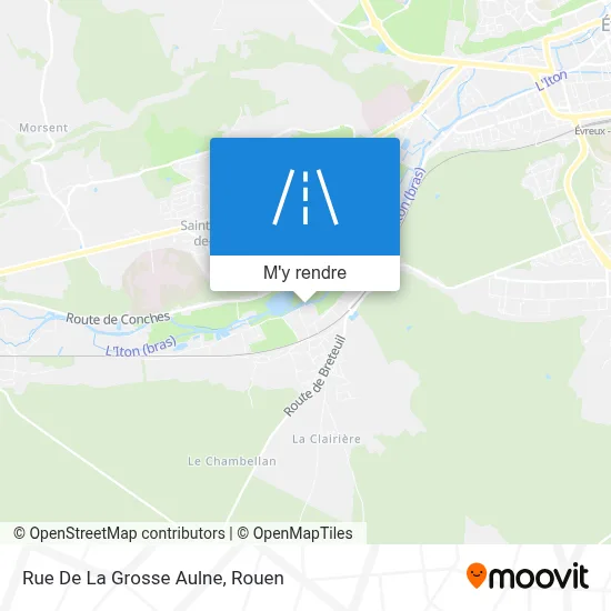Rue De La Grosse Aulne plan