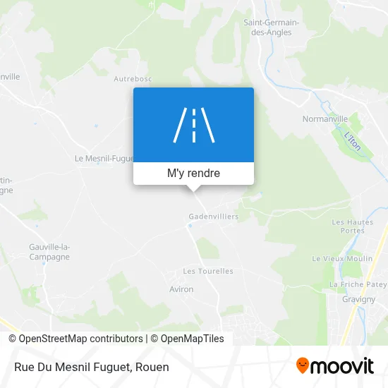 Rue Du Mesnil Fuguet plan