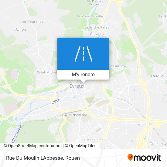 Rue Du Moulin L'Abbesse plan