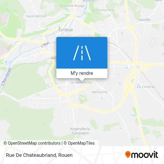Rue De Chateaubriand plan