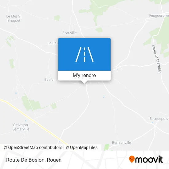 Route De Boslon plan
