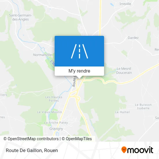 Route De Gaillon plan