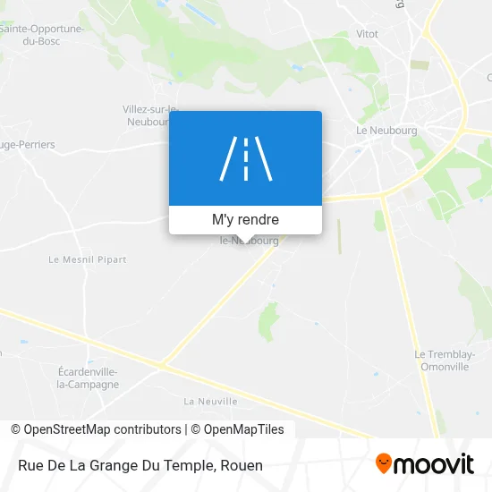 Rue De La Grange Du Temple plan