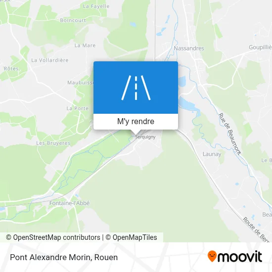 Pont Alexandre Morin plan