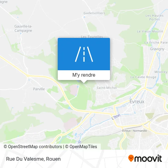 Rue Du Valesme plan