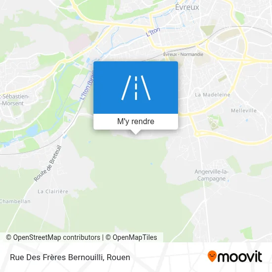 Rue Des Frères Bernouilli plan