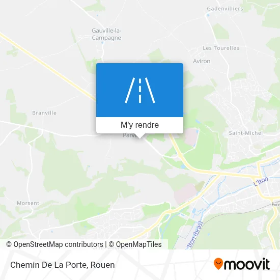 Chemin De La Porte plan