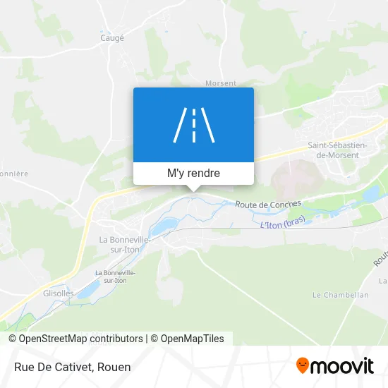 Rue De Cativet plan