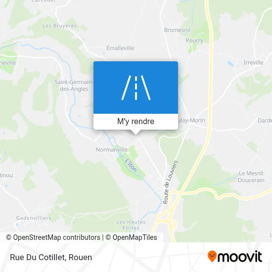 Rue Du Cotillet plan