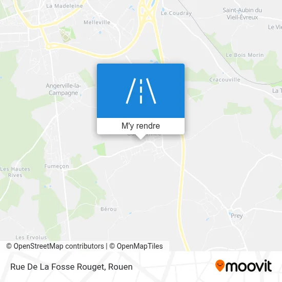 Rue De La Fosse Rouget plan
