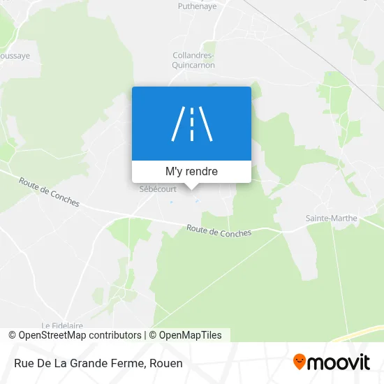Rue De La Grande Ferme plan