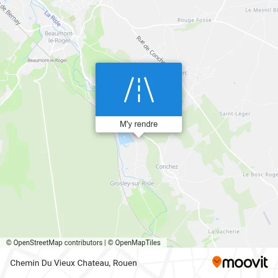 Chemin Du Vieux Chateau plan