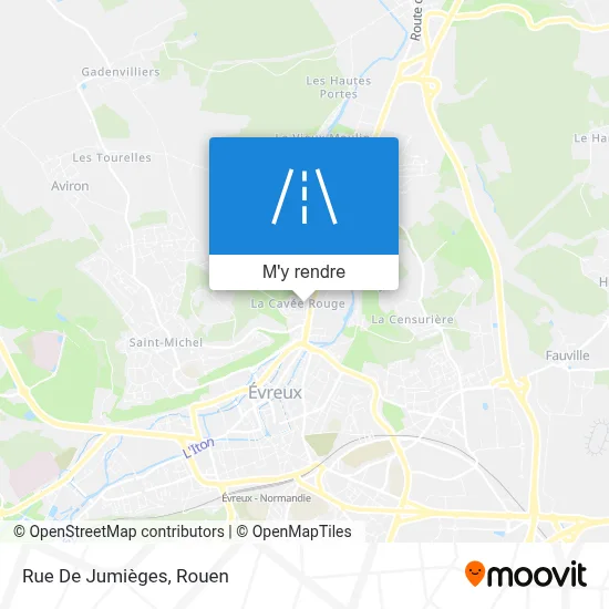 Rue De Jumièges plan