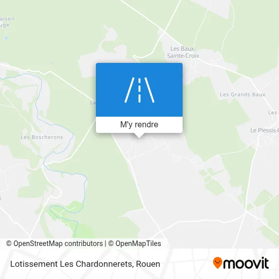 Lotissement Les Chardonnerets plan