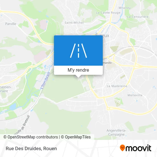 Rue Des Druides plan
