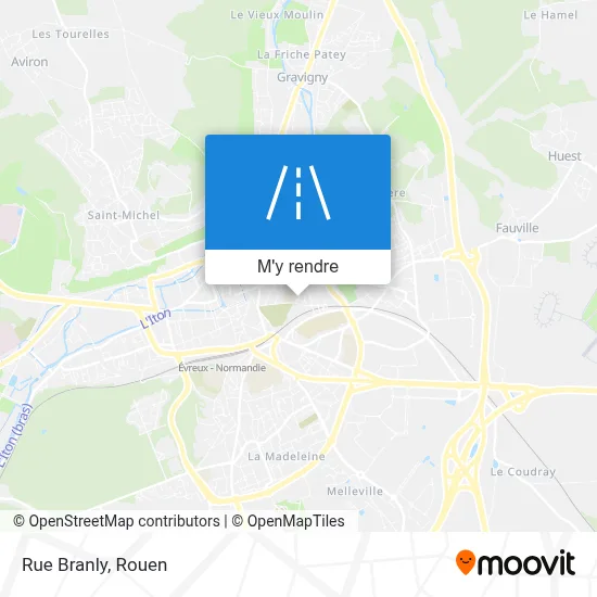 Rue Branly plan