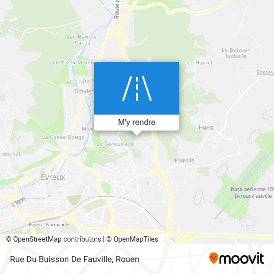 Rue Du Buisson De Fauville plan