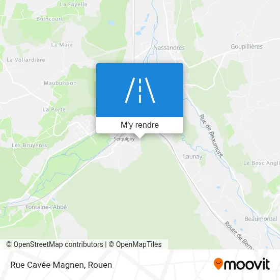 Rue Cavée Magnen plan