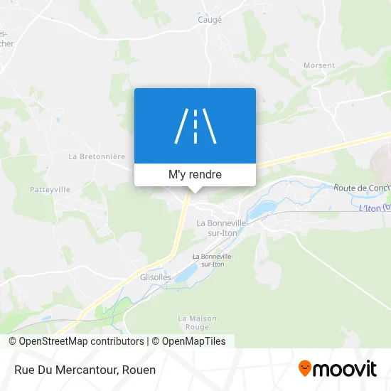 Rue Du Mercantour plan