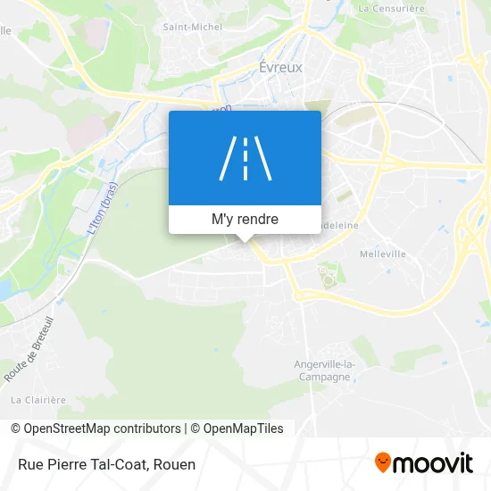 Rue Pierre Tal-Coat plan