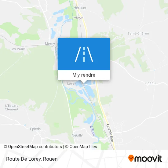 Route De Lorey plan