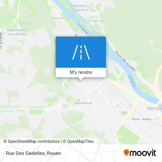 Rue Des Gadelles plan