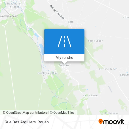 Rue Des Argilliers plan