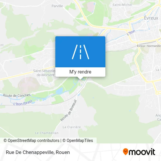 Rue De Chenappeville plan