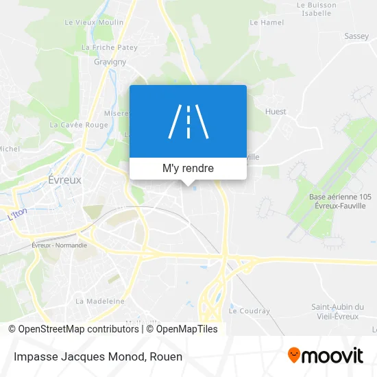 Impasse Jacques Monod plan