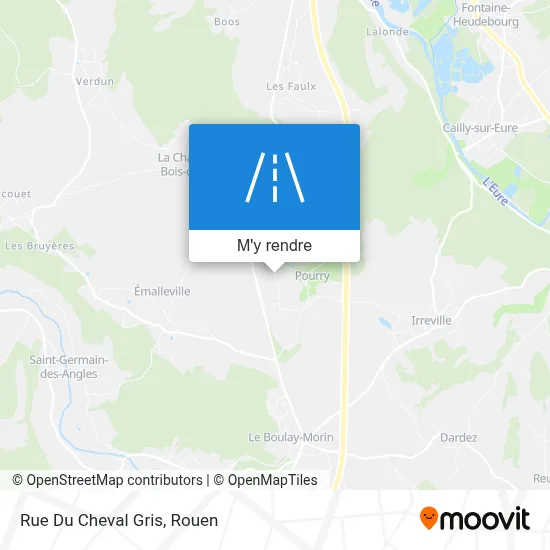 Rue Du Cheval Gris plan