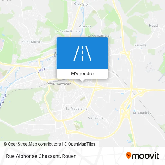 Rue Alphonse Chassant plan