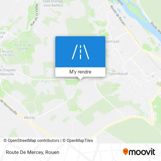 Route De Mercey plan