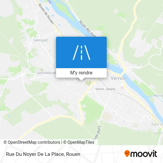 Rue Du Noyer De La Place plan