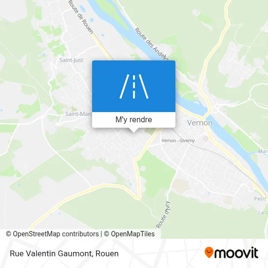 Rue Valentin Gaumont plan