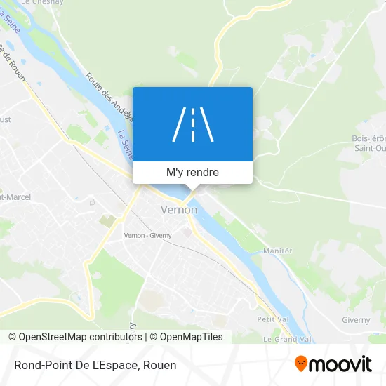 Rond-Point De L'Espace plan