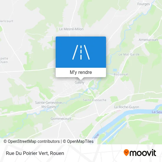 Rue Du Poirier Vert plan