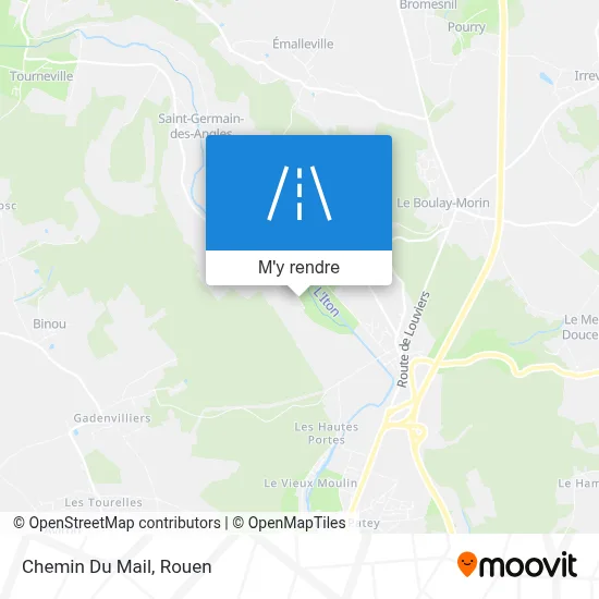 Chemin Du Mail plan