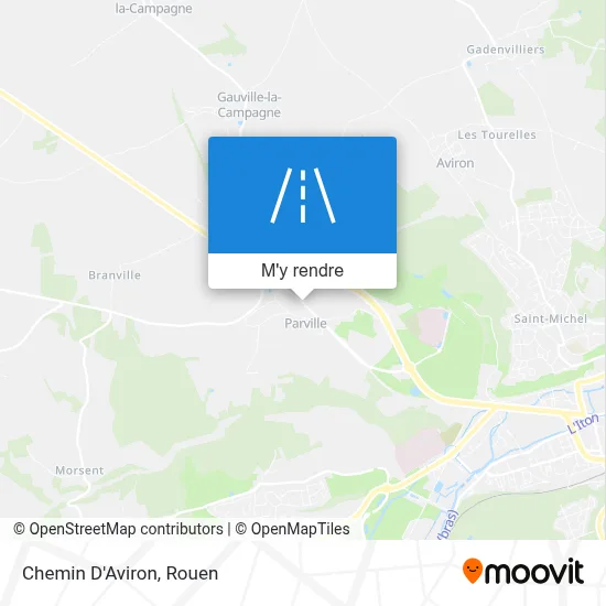 Chemin D'Aviron plan
