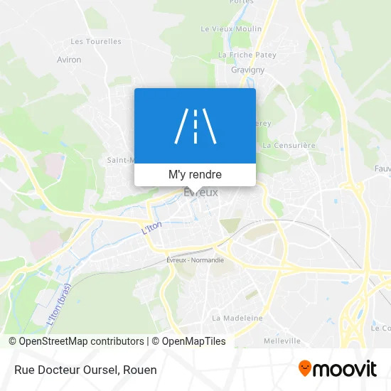 Rue Docteur Oursel plan