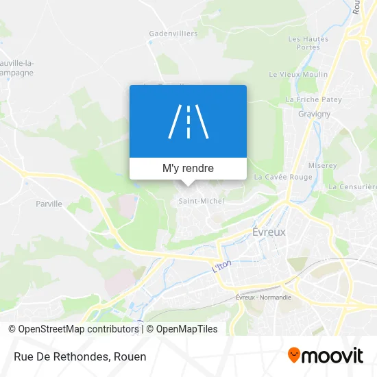 Rue De Rethondes plan