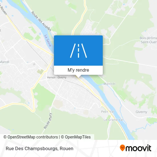 Rue Des Champsbourgs plan