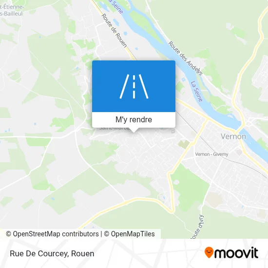 Rue De Courcey plan